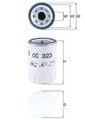 MAHLE ORIGINAL OC 323 Ölfilter Anschraubfilter für VW CC (358)