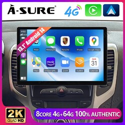 13.1" 2K 4+64G Android 14 CarPlay Autoradio GPS NAVI Für HYUNDAI IX20 2010-2019