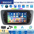 Für Seat Ibiza IV 6J 6P 2009-13 DVR 32G Android 14 Carplay Autoradio Navi RDS BT