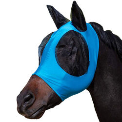 Pferd Anti Fliegenmaske Kapuze Vollgesichtsnetz Schutz Pferdemaske Anti-UV DHL