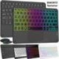 Für Apple iPad 11. Gen 11" A16 / Air 11" M3 2025 Bluetooth QWERTZ Tastatur Maus