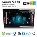 8-Kern Navi Android 14 Autoradio Opel Vauxhall Astra Corsa D Vivaro Zafira Combo