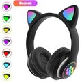 Bluetooth Katze Ohr Kopfhörer Gaming Headset Kopfhörer mit LED Licht für Kinder.