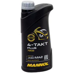Motoröl MANNOL 1 Liter 4-Takt Plus API SL SAE 10W-40 für Suzuki Triumph Yamaha