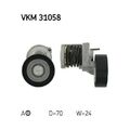 Spannrolle Keilrippenriemen Skf VKM 31058 für Audi Seat Skoda VW Links Mitte