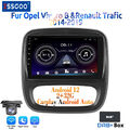 DAB+ CarPlay Android 12 Autoradio GPS Navi RDS Kamera Für Opel Vivaro B 2014-19
