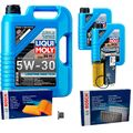 BOSCH Inspektionspaket 7 L Liqui Moly Longtime High Tech 5W-30 für BMW 3er G20