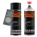 Autolack 2K Spraydosen Set für Chery Karry QE22 9722 Argento Metallic
