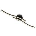 Briloner LED Wand- und Deckenleuchte schwarz LED/12W