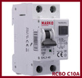 FI/LS-Schalter RCBO C10 30mA  FI-Schalter + LS-Schalter  Kombination C10A Typ A