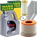 MANN INSPEKTIONSPAKET+5L FUCHS 5W-30 MOTORÖL passend für AUDI A6 C7 4GC 2.0 TDI