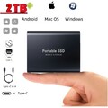 2TB Externe Festplatte USB 3.1 - Kompatibel mit PC, Laptop & Telefon