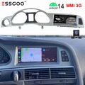 KAM Android13 4+64G Für Audi A6 4F C6 MMI 3G 2010 Carplay BT Navi WIFI Autoradio