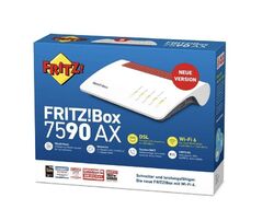 Avm Fritzbox 7590 AX V2 WiFi 6 WLAN Router / Dual-Band FRITZ!Box 7590AX