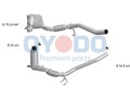 Oyodo DPF Rußpartikelfilter Dieselpartikelfilter 20N0004-OYO für VW GOLF PLUS 5