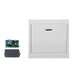 433Mhz Funkschalter System Funkempfänger Haus Taster Wandschalter Lichtschalter