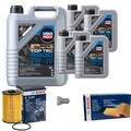 BOSCH Inspektionspake 9 L LIQUI MOLY Top Tec 4600 5W-30 für VW Multivan VI SGF