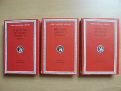 Historia Augusta, 3 Bände Loeb Classical Texts. Lateinischer Text mit englischer