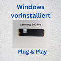 SSD Festplatte Samsung 990 Pro 1 TB windows vorinstalliert