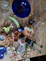 Grosses Deko Paket, Schalen,Kerzenhalter,Muschelkunst,Uhr,Glas Siehe Fotos