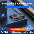 Bluetooth 5.2 Empfänger AUX Coaxial HiFi Stereo Audio Adapter für Auto TV PC KFZ