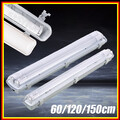 LED Feuchtraumleuchte Bad lampe Wannenleuchte Werkstatt Neon lampe 60/120/150cm