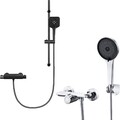 Badewannenarmatur Duschset Wasserhahn Bad Wannenarmatur mit Handbrause Armatur