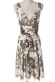 ZERO Sommerkleid Damen Kleid Gr. DE 34 weiß-braun Casual-Look