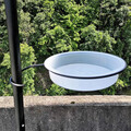 Vogel-Futternapf Tablett Plattform Wassernapf hängendes Vogelbad Kunststoff