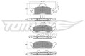 TOMEX Brakes Bremsbelagsatz, Scheibenbremse TX 12-83 für MERCEDES-BENZ