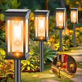 LED Solarleuchten Gartenlampe Gartenleuchte Terrasse Dekolampe Solar Wegeleuchte