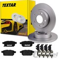 TEXTAR BREMSSCHEIBEN 259mm + BELÄGE HINTEN passend für SWIFT 4 FZ NZ 2010-2017
