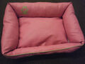 Hundebett Hundekorb Hundekissen Hundesofa Liegeplatz Hund Bett Gr.M  Rosa Pink