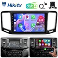 DAB+ Android 15 Autoradio Carplay GPS für VW Sharan II 7N Seat Alhambra II 10-22