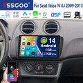 8Core Für Seat Ibiza IV 6J 2009-2013 Carplay Android14 Autoradio DSP Navi Kamera