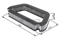 BOSCH 1 987 432 423 Innenraumfilter Filter Pollenfilter für AUDI