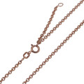 Damen Halskette echt Silber 925 Sterlingsilber rosegold 38-42,5 cm Ankerkette