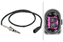 HELLA Sensor Abgastemperatur 6PT 358 181-641 für VW AMAROK 2HA 2HB S1B S6B S7A