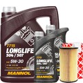 FEBI ÖLFILTER + 7L MANNOL 5W-30 LONGLIFE MOTORÖL passend für MERCEDES 229.51 ÖL
