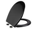 Duroplast Toilettesitz WC Sitz Klobrille "schwarz" ohne Montagematerial *B-Ware
