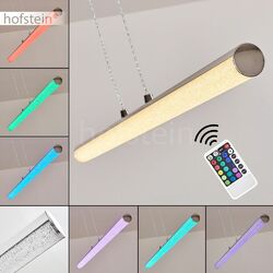 Glitzer Pendel Leuchte RGB LED Wohn Schlaf Ess Zimmer Hänge Lampe Fernbedienung