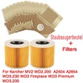 20 Staubsaugerbeutel für Kärcher A 2000, A 2054, MV 2, 6.904-322.0 / Filter DHL