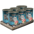 Leonardo Kitten Reich an Geflügel Katzenfutter nass | Getreidefrei | 6 x 400 g