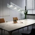 Pendellampe Hängelampe Deckenleuchte LED Glas Wohnraumlampe Höhe verstellbar