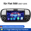 Carplay Android13 Autoradio GPS Navi WIFI BT SWC DAB+ 2+64G Für Fiat 500 07-2015
