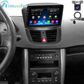 1+32G Für Peugeot 207 2006-2015 9" Android 13 Autoradio GPS Navi BT WIFI FM +Kam