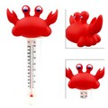 Schwimmendes Poolthermometer Großes Display Bruchsicher Krabbenstil Ausstattung