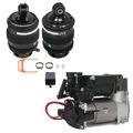 2x Hinten Luftbalg 3Pins + Kompressor for Mercedes E-Klasse W211 S211 Airmatic