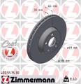 2x ZIMMERMANN Bremsscheibe 400.5575.30 für MERCEDES-BENZ