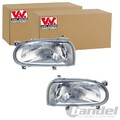 2x VAN WEZEL H4 SCHEINWERFER SET LINKS+RECHTS passend für VW GOLF